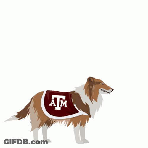 Aggies Barking Dog GIF