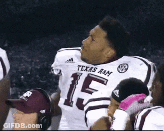 Aggies Confused Player GIF