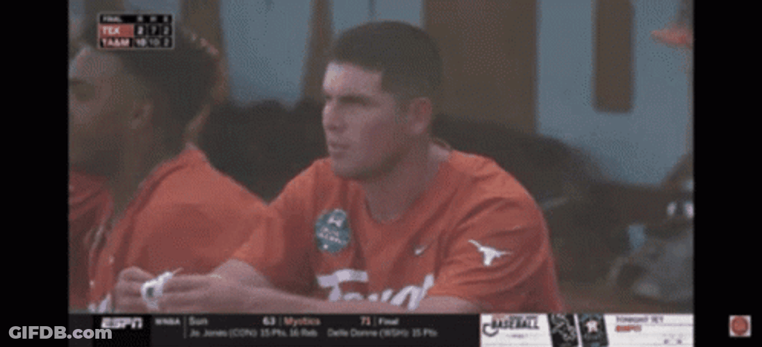 Aggies Player Teasing Opponent GIF