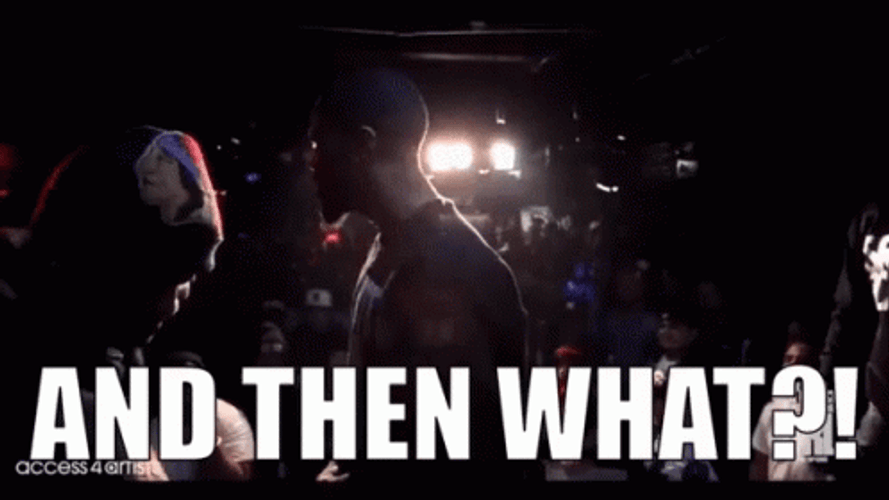 Aggressive And Then What GIF