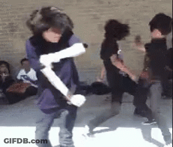 Aggressive Audience Fighting In Mosh Pit GIF