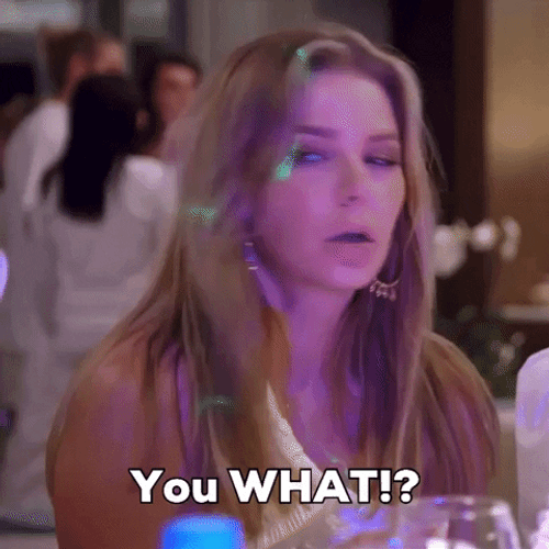 Aggressive You What With Hand Motion GIF