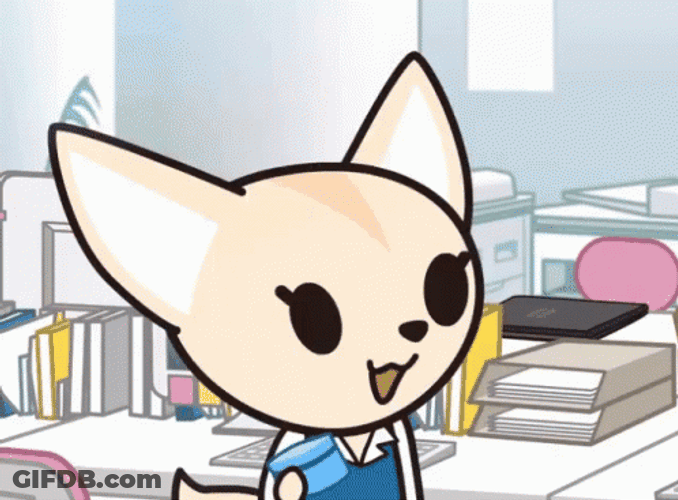 Aggretsuko Fenneko Anime GIF