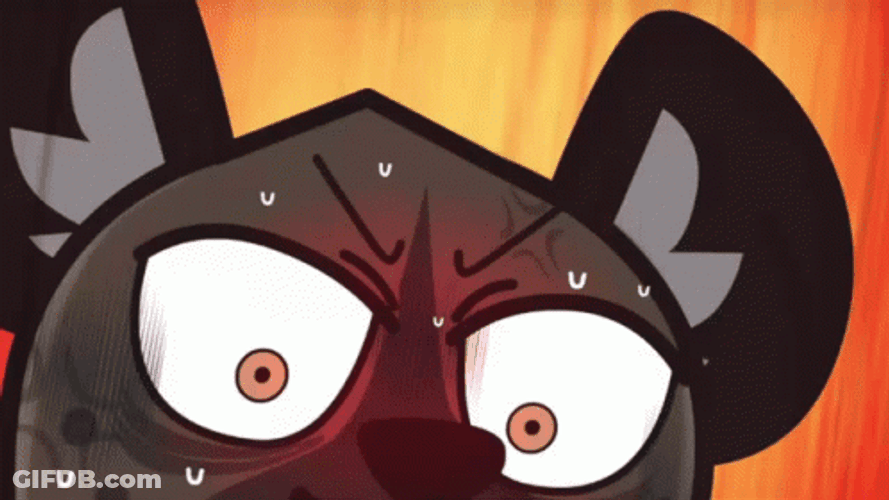 Aggretsuko Haida Slapped Anime GIF