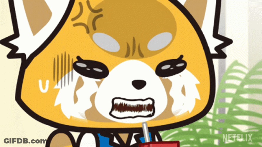 Aggretsuko Retsuko Crying Anime GIF