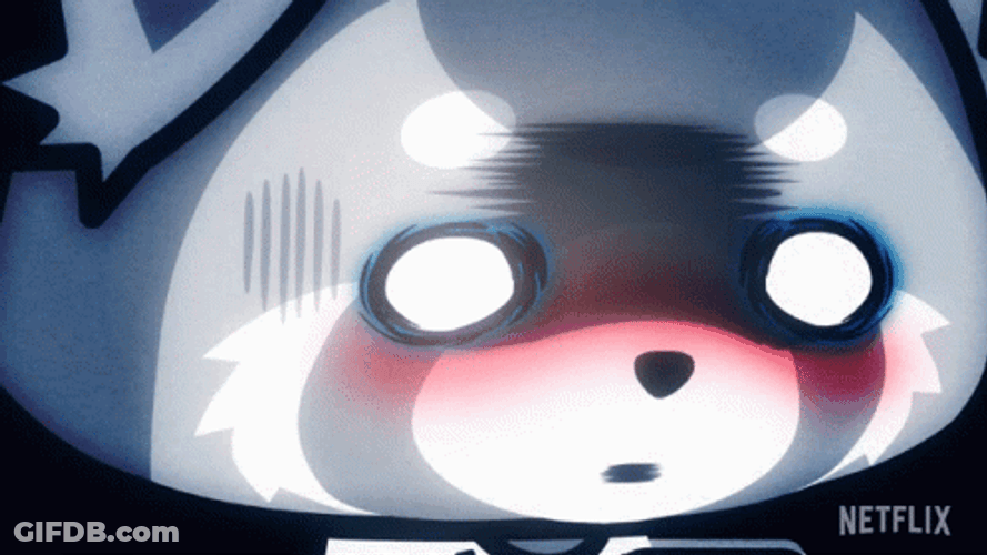 Aggretsuko Retsuko Crying Anime GIF
