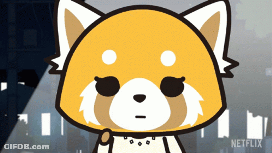 Aggretsuko Retsuko Surprised GIF