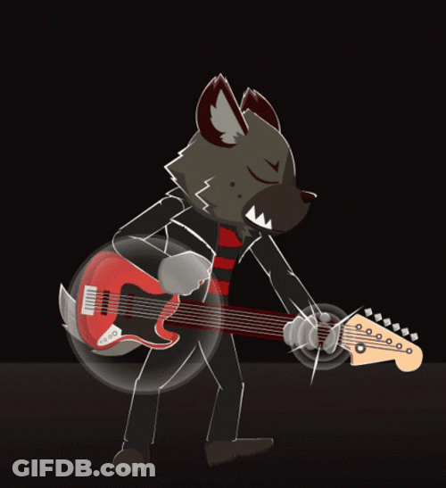 Aggretsuko Rockin Haida GIF