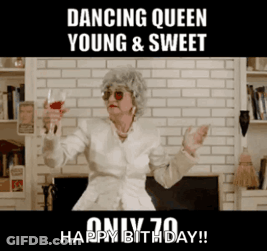 Aging Dancing Queen Young And Sweet GIF