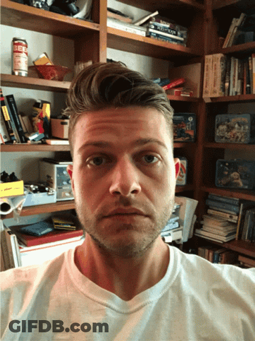 Aging Face Of A Man In Snap GIF