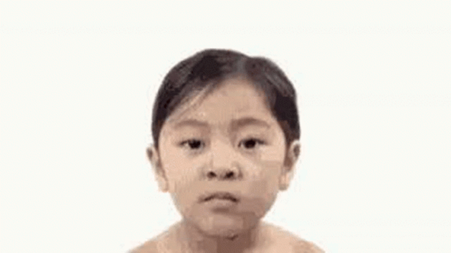 Aging Face Of Little Girl GIF