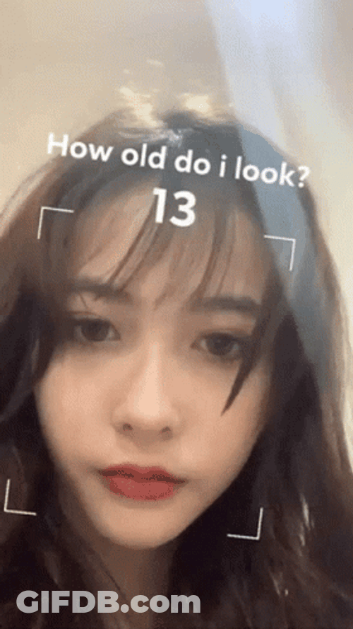 Aging Filter Age Reveal Detector GIF