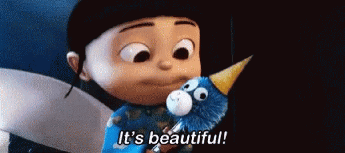 Agnes Despicable Me It's Beautiful GIF