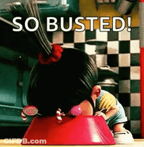 Agnes Eating Candy So Busted GIF
