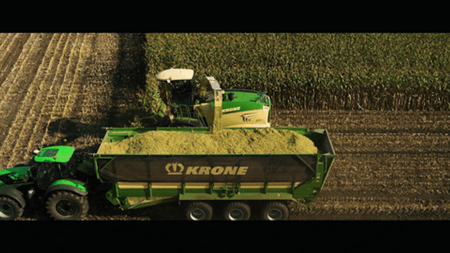Agriculture Tractor Corn Harvest GIF