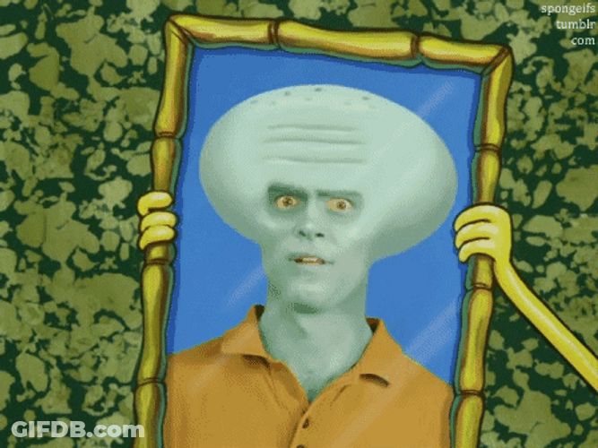 Ah Not Normal Handsome Squidward GIF