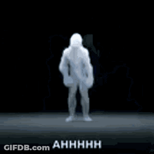 Ahh Blue Smoke Man GIF