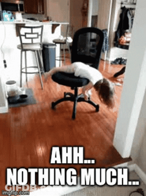 Ahh Nothing Much GIF