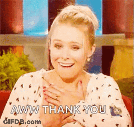 Ahhhh Meme Thanking Kristel GIF