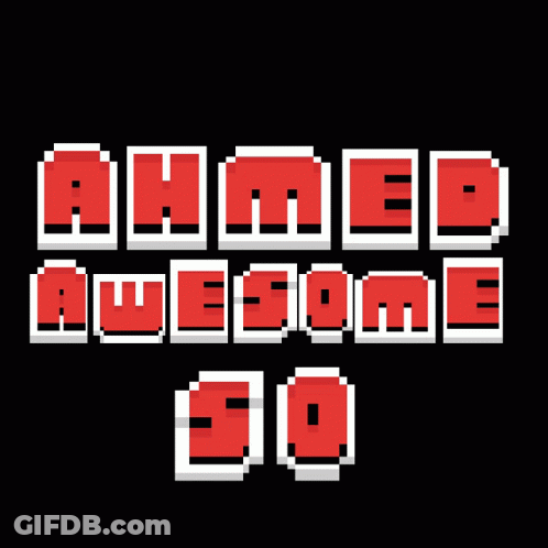 Ahmed Awesome 30 Pixel Art GIF