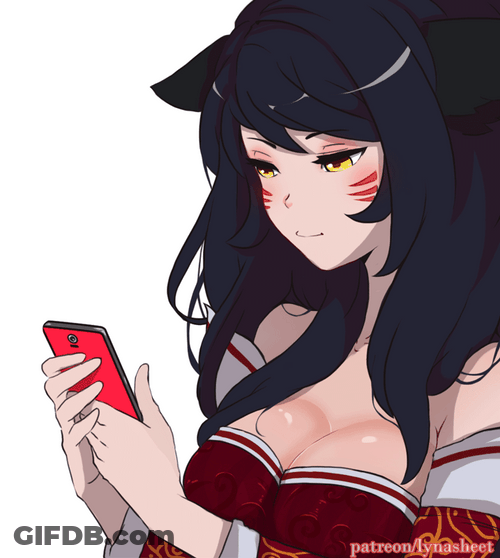 Ahri Anime Okay GIF
