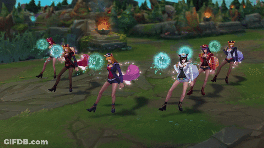 Ahri Anime Party Dancing GIF