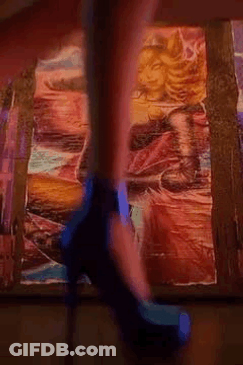 Ahri Anime Walking Slowly GIF