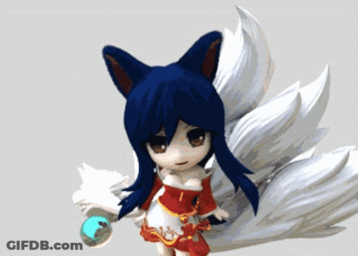 Ahri Dancing Sticker 3D GIF