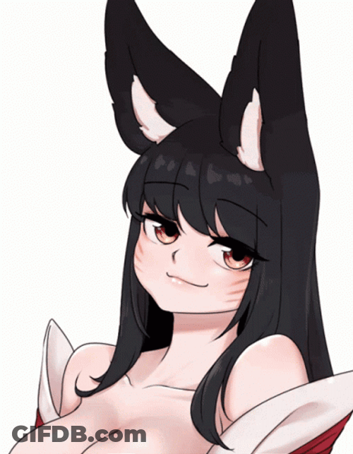 Ahri Moving Eyebrows Closer GIF