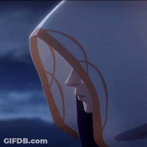 Ahri Showing Herself At Night GIF
