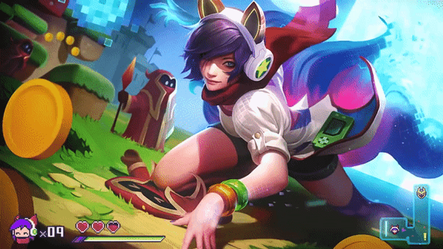 Ahri Signature Pose GIF