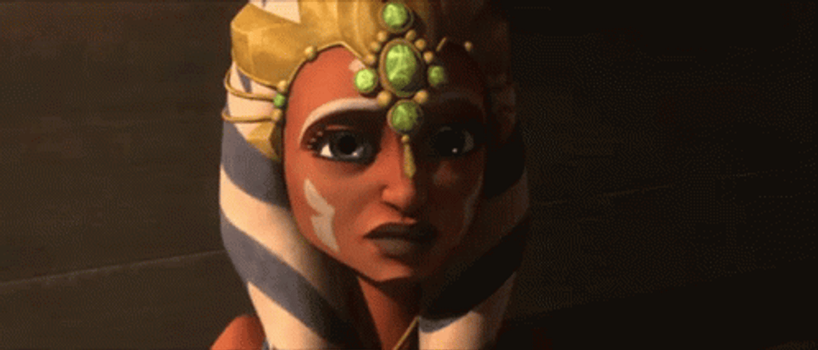 Ahsoka Tano Star Wars Confused Face GIF