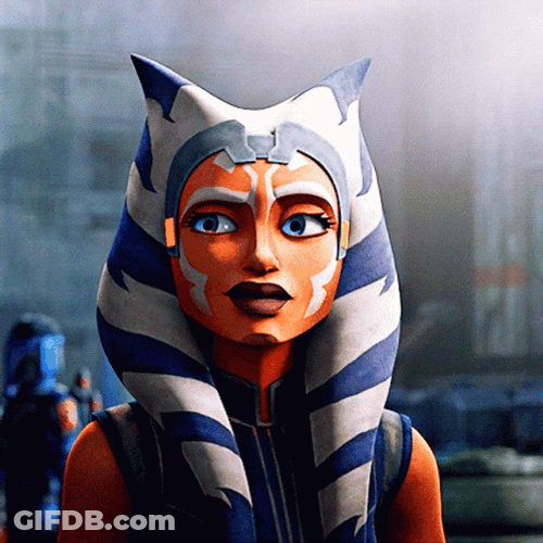Ahsoka Tano Star Wars Eye Roll GIF