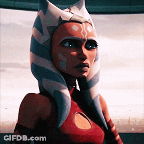 Ahsoka Tano Star Wars Frustrated GIF