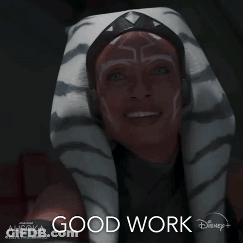 Ahsoka Tano Star Wars Good Work GIF
