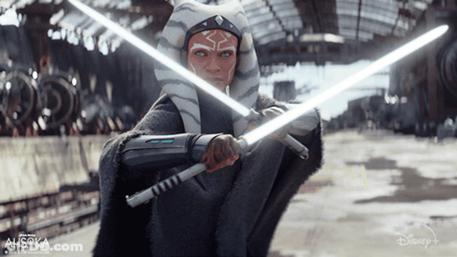Ahsoka Tano Star Wars Lightsaber GIF