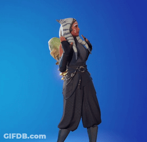 Ahsoka Tano Star Wars Pump Dance GIF