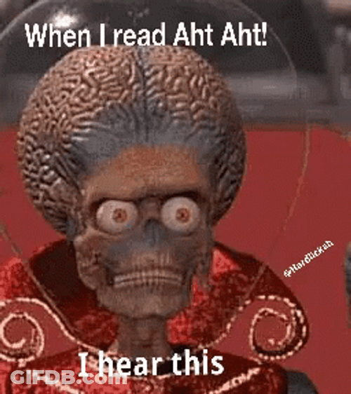Aht Aht Mars Attacks GIF