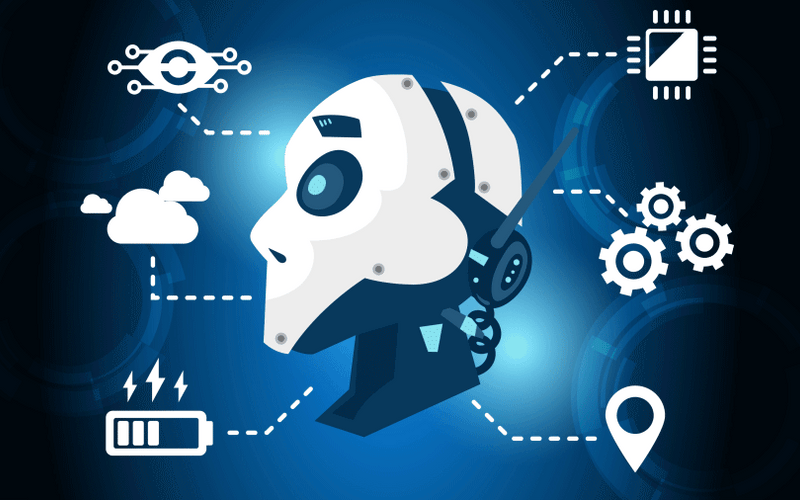 AI Artificial Intelligence Robot  Nodding GIF