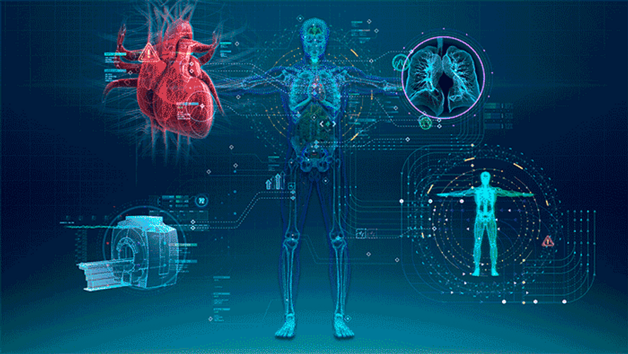 AI Healthcare Humanoid GIF