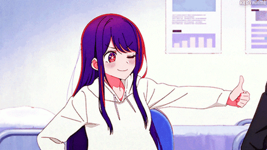 Ai Hoshino Giving Thumbs Up GIF