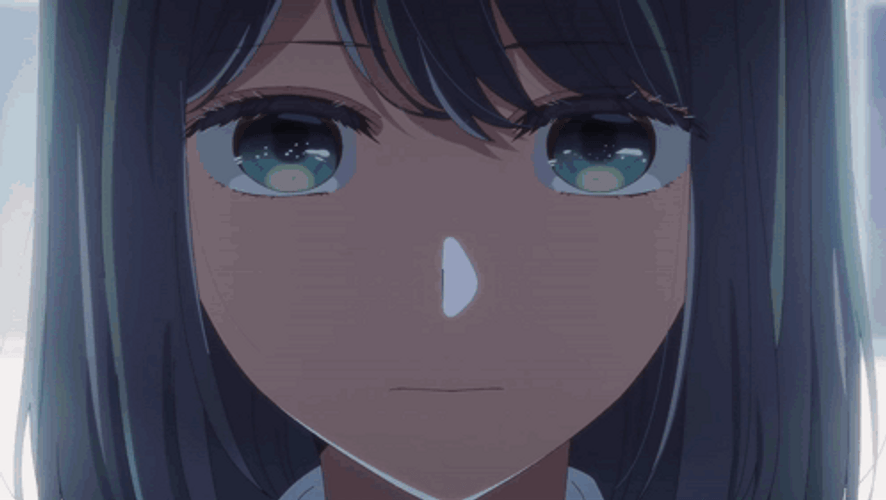 Ai Hoshino Sad Look In Face GIF