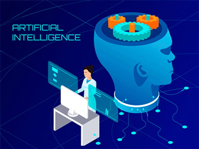 AI Humanoid Science Development GIF