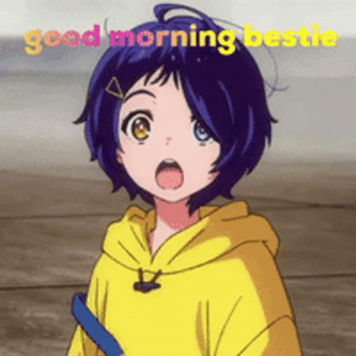 Ai Ohto Charming Smile Good Morning Anime GIF
