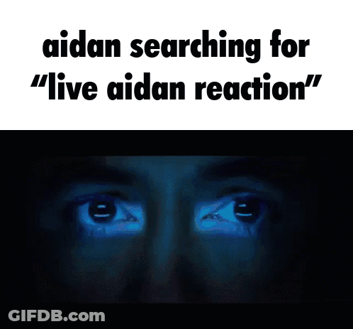 Aidan Searching For Live Aidan Reaction GIF