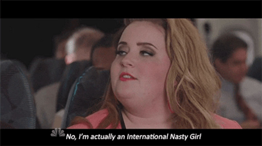 Aidy Bryant I'm Actually An International Nasty Girl GIF
