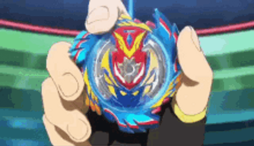 Aiger Akabane Shining Pegasus Beyblade GIF