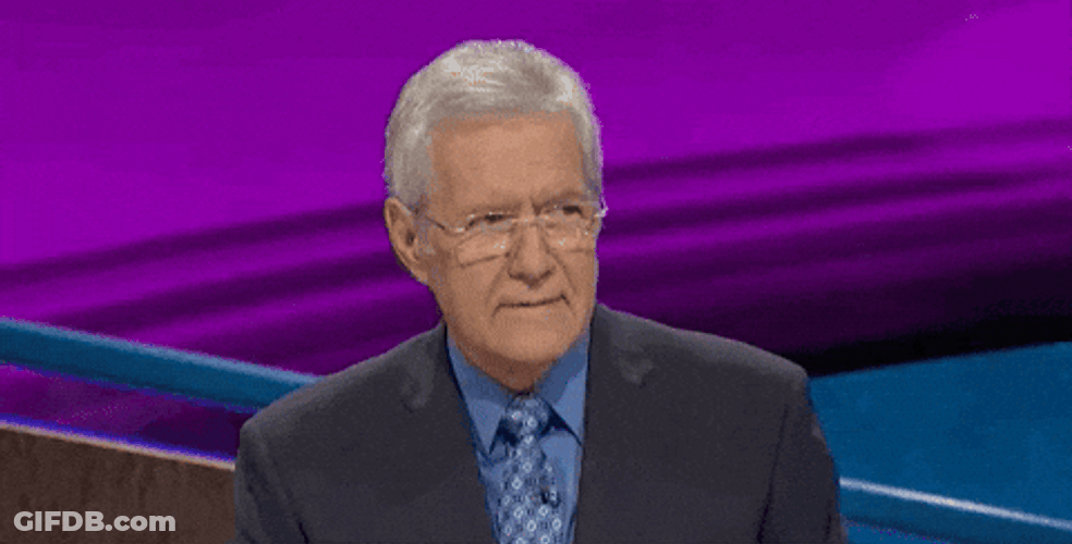 Aight Alex Trebek Of Jeopardy GIF
