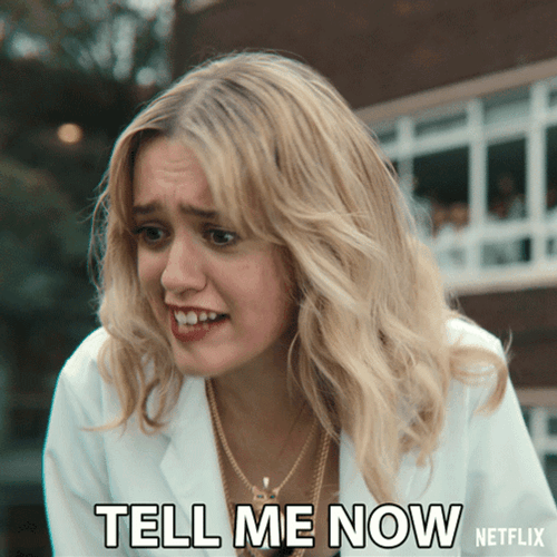 Aimee Lou Wood Tell Me Now GIF