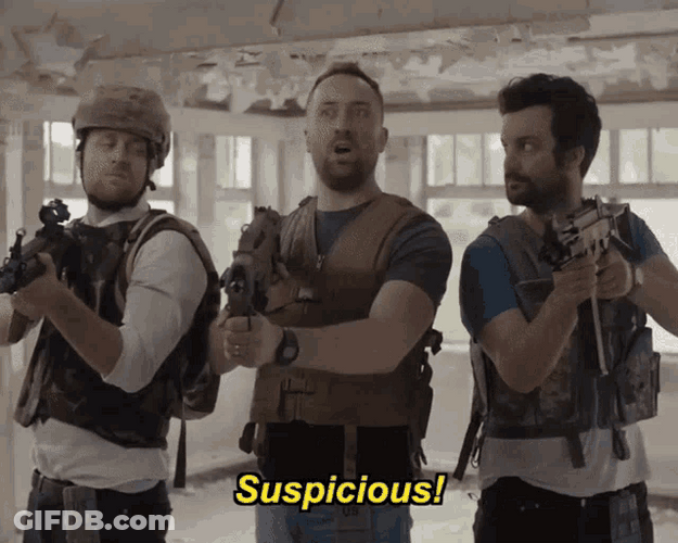 Aiming Gun Very Suspicious GIF